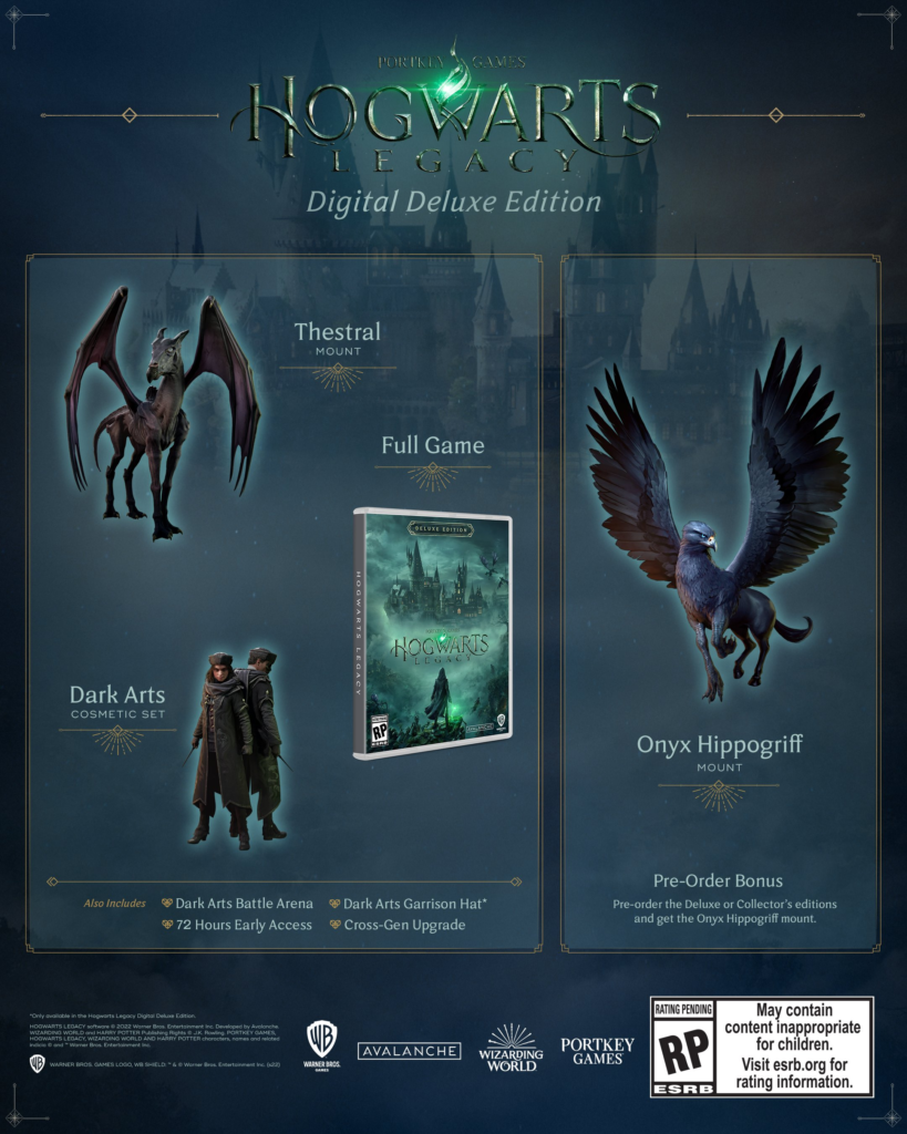 Hogwarts Legacy all edition differences & prices: Standard, Deluxe